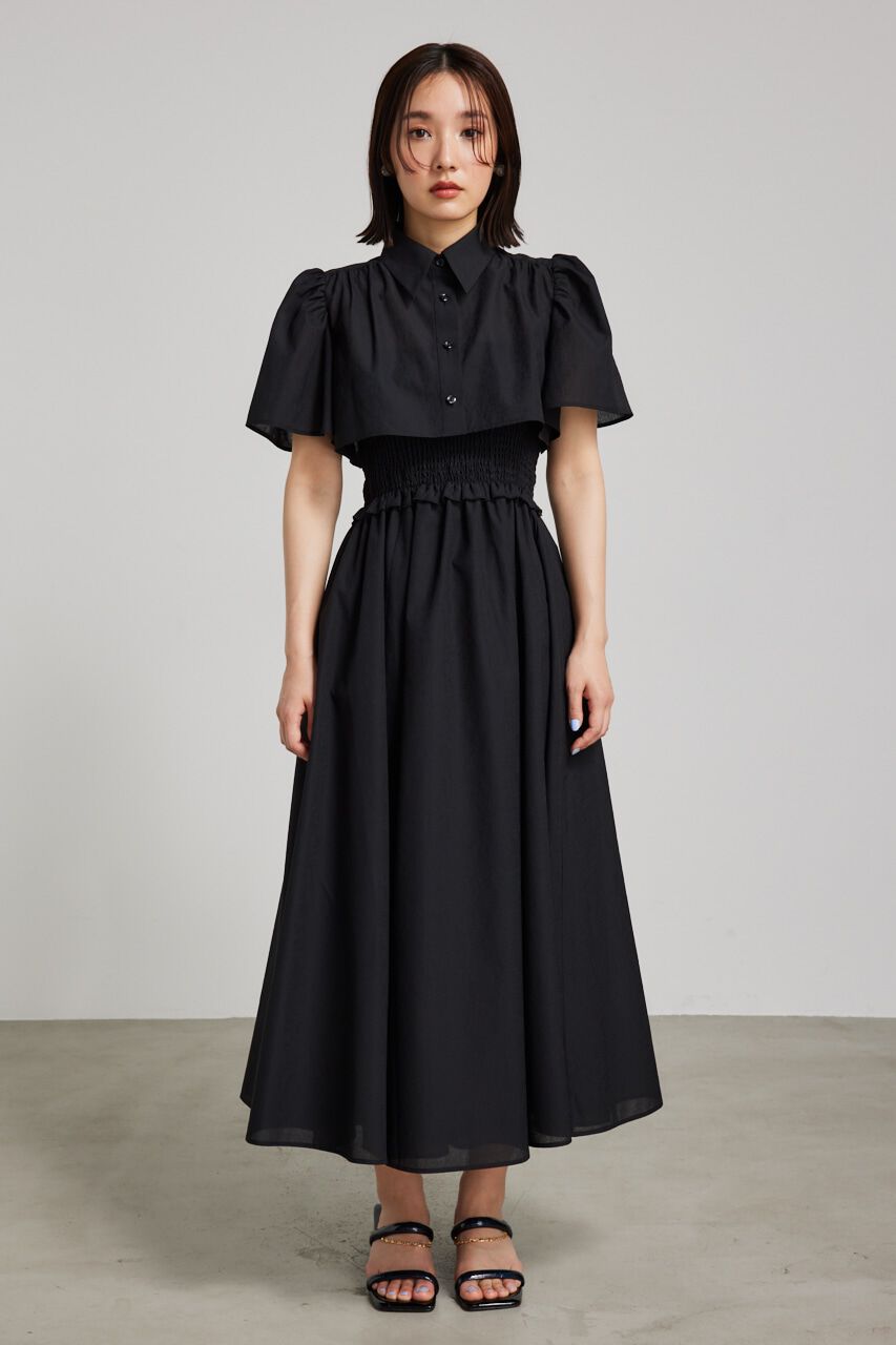 rienda「フレアSH SET シャーリングベアOP」|ワンピース|