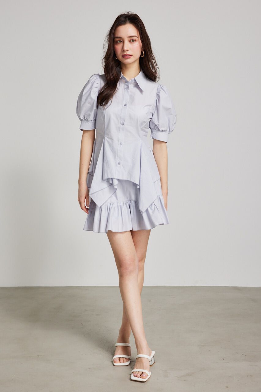 rienda「ハンカチーフヘムSH」|シャツ・ブラウス|