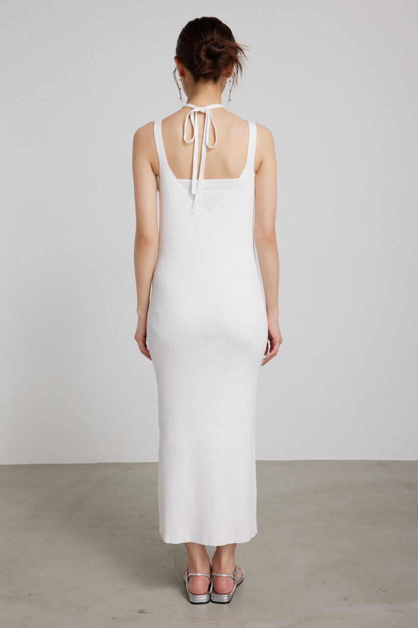 rienda「ベアSETサスペンダーKnit OP」|ワンピース|