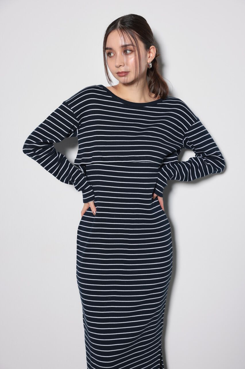 rienda「カットレイヤードワンピース」|ワンピース|