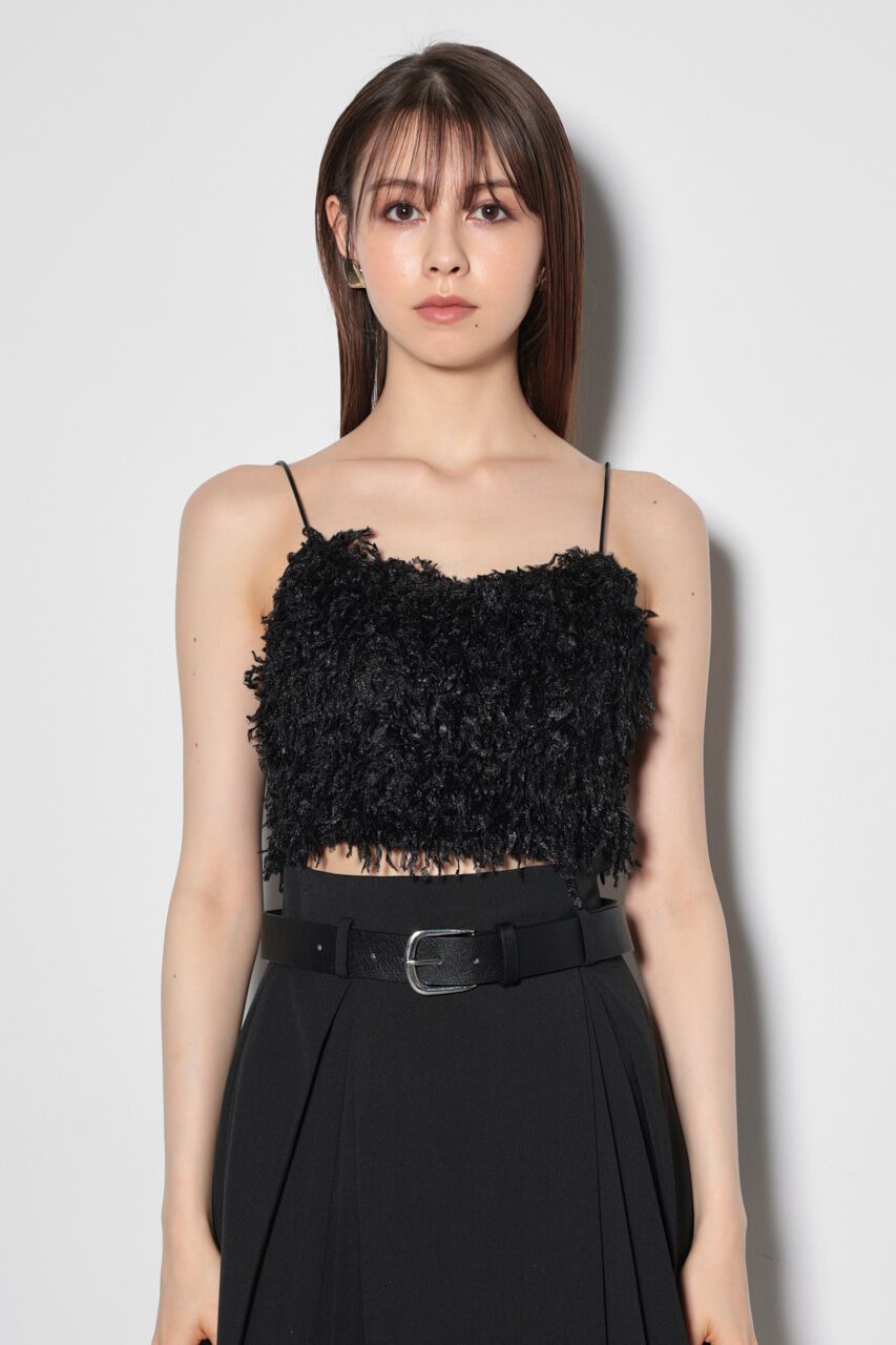 rienda「フェイクフェザービスチェ」|キャミソール|