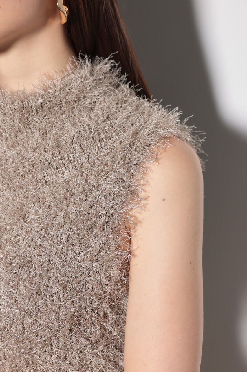 rienda「オフタートルノースリーシャギーニットトップス」|ニット・セーター|