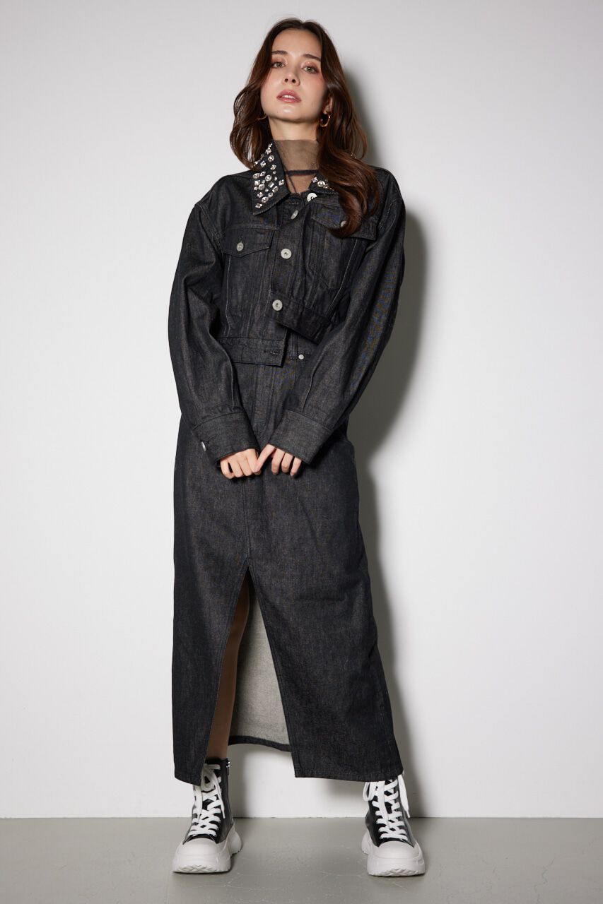 rienda「ストレートロングジャストウエストスカート」|スカート|