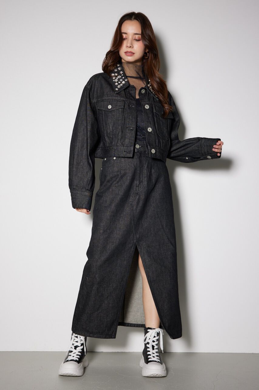 rienda「ストレートロングジャストウエストスカート」|スカート|