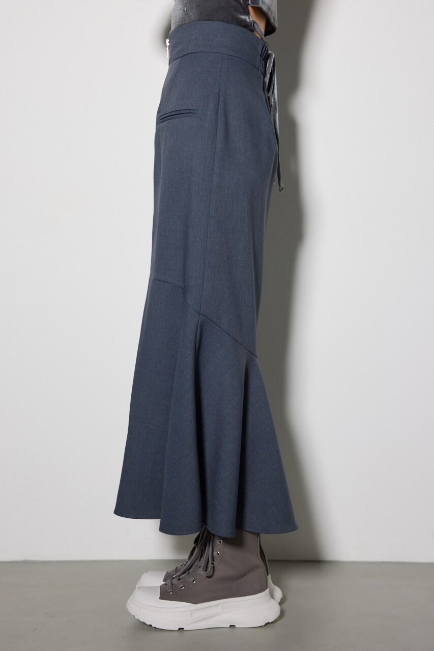 rienda「ジャストウエストセンターZIPマーメイドスカート」|スカート|