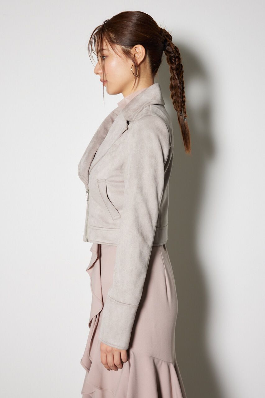 rienda「24AWフェイクスエードライダースジャケット」|その他|