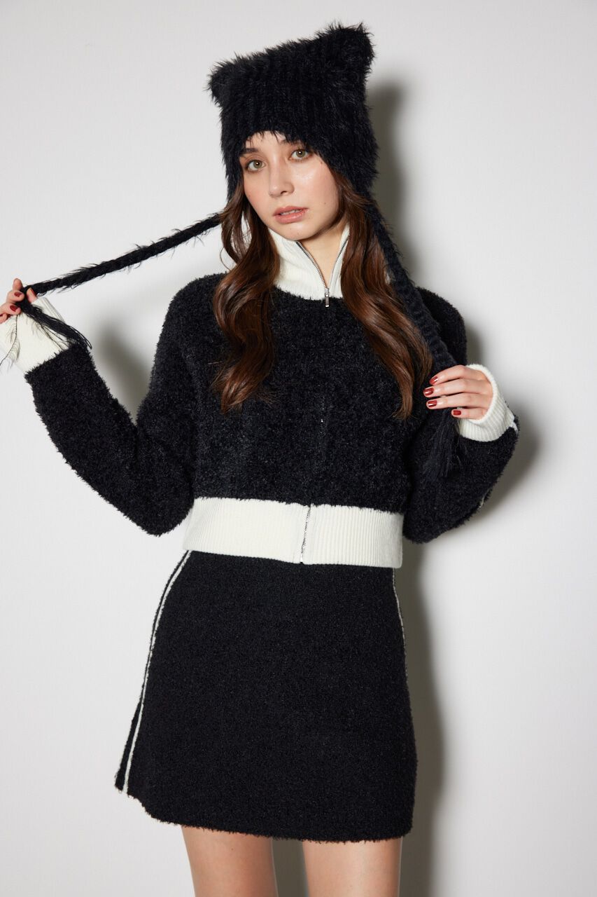 rienda「トラックセットアップ」|ワンピース|BLK