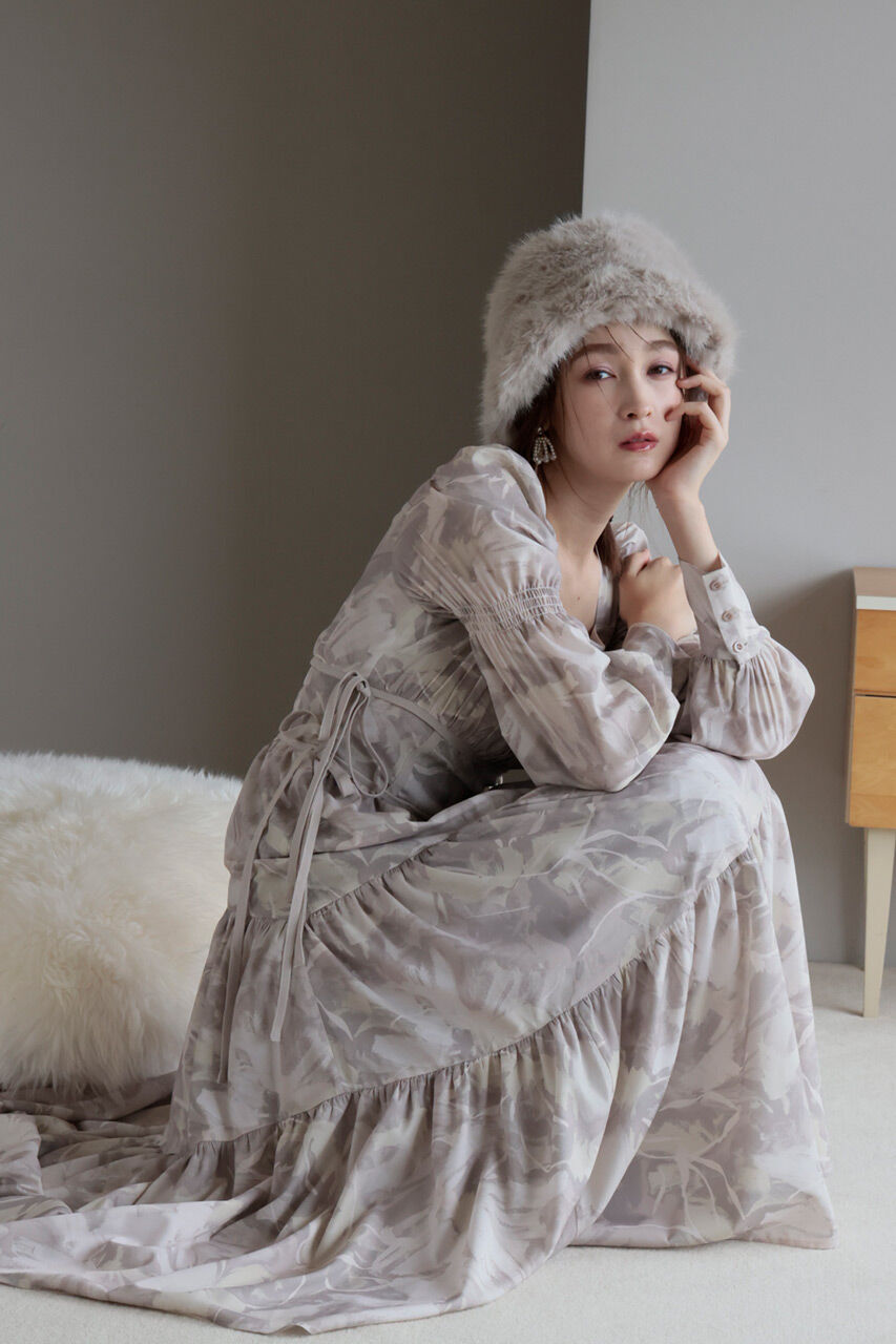 rienda「サイドリボンフレアワンピース」|ワンピース|