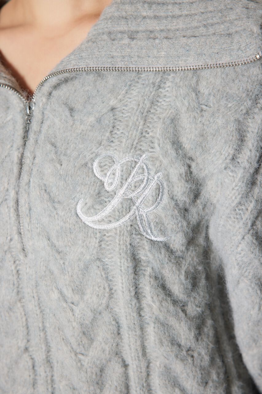 rienda「ケーブルルーズニット ワンピース」|ワンピース|