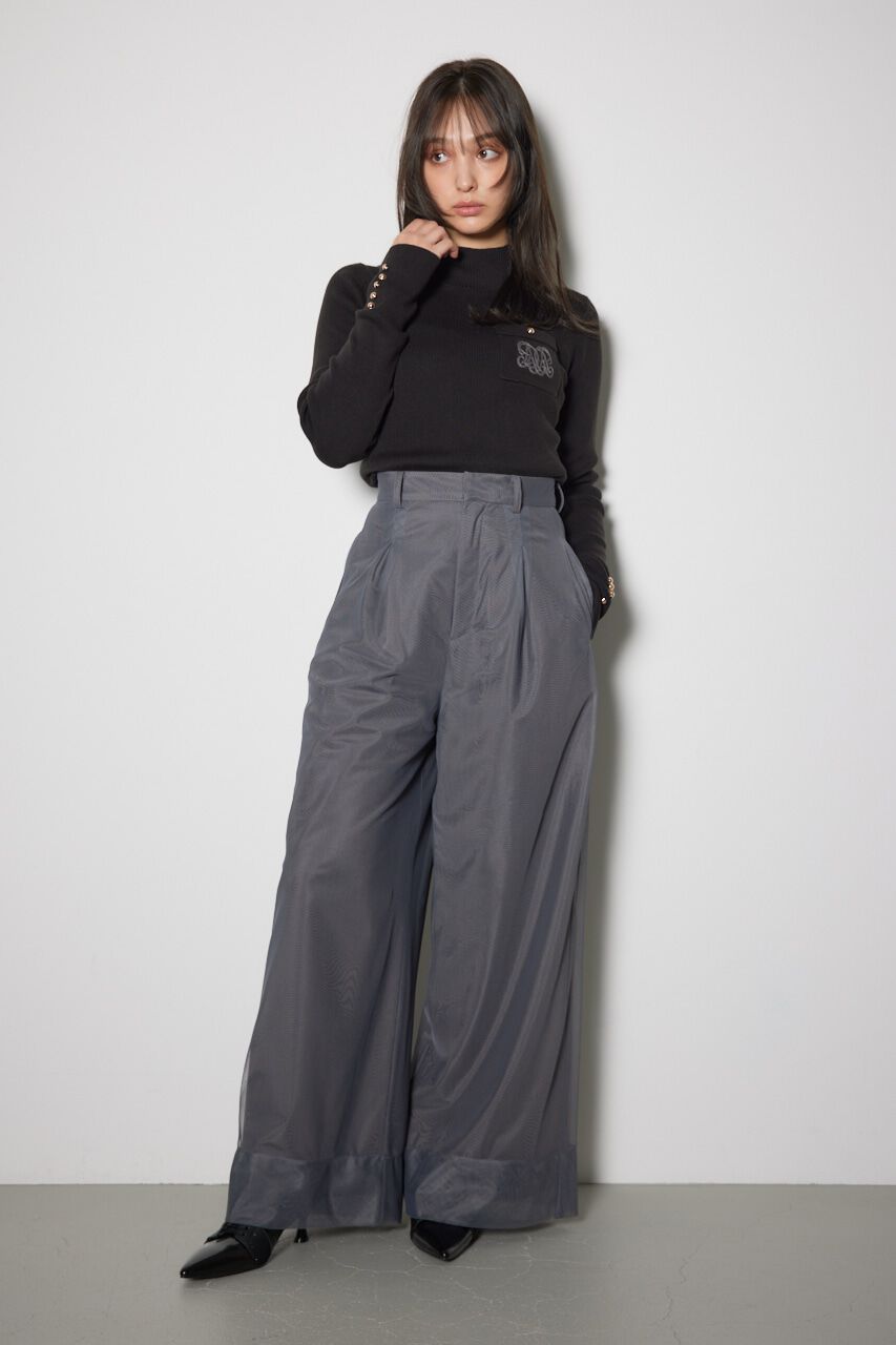 rienda「ポケット刺繍ニットトップス」|ニット・セーター|