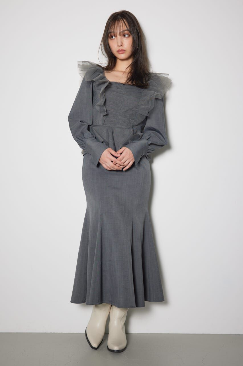 rienda「チュールドッキングマーメイドワンピース」|ワンピース|