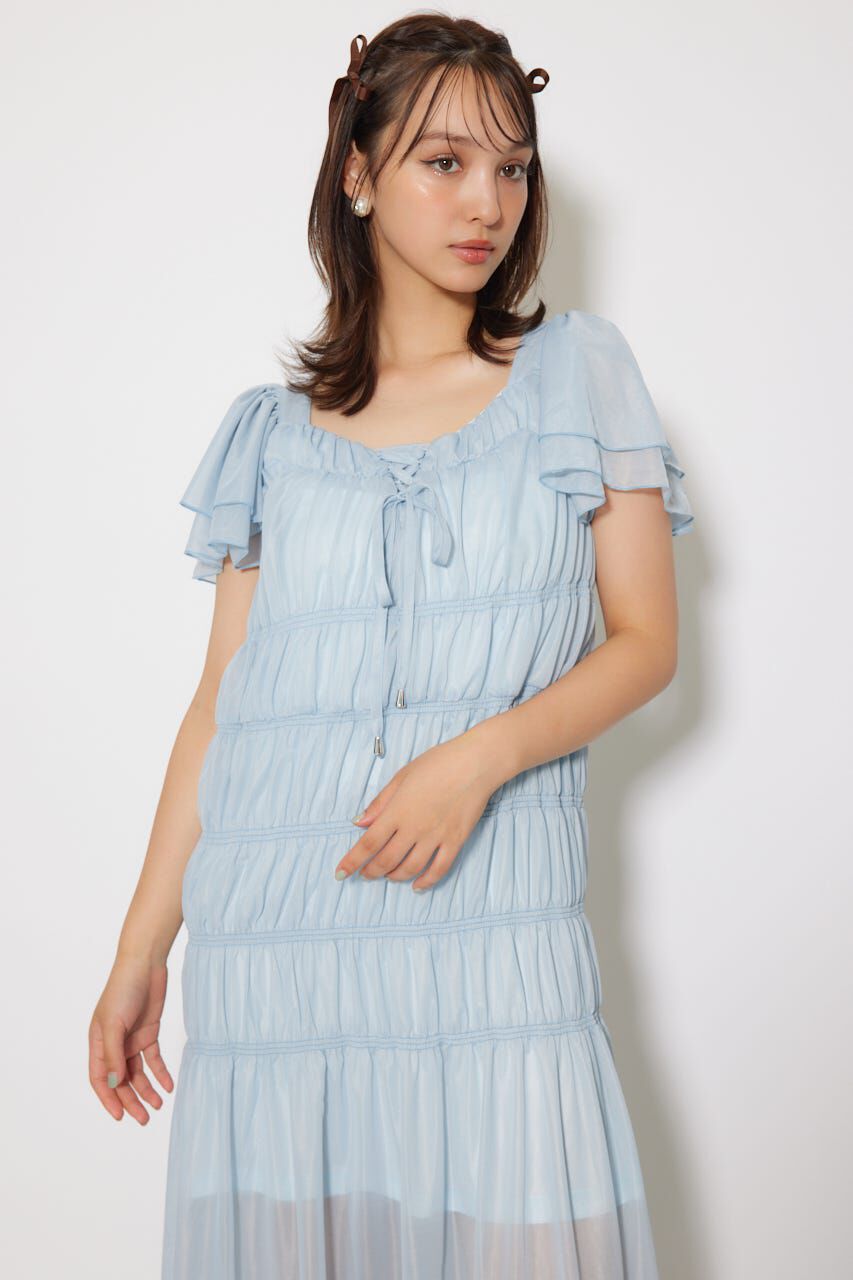 rienda「ワッシャーリラクシーカットワンピース」|ワンピース|