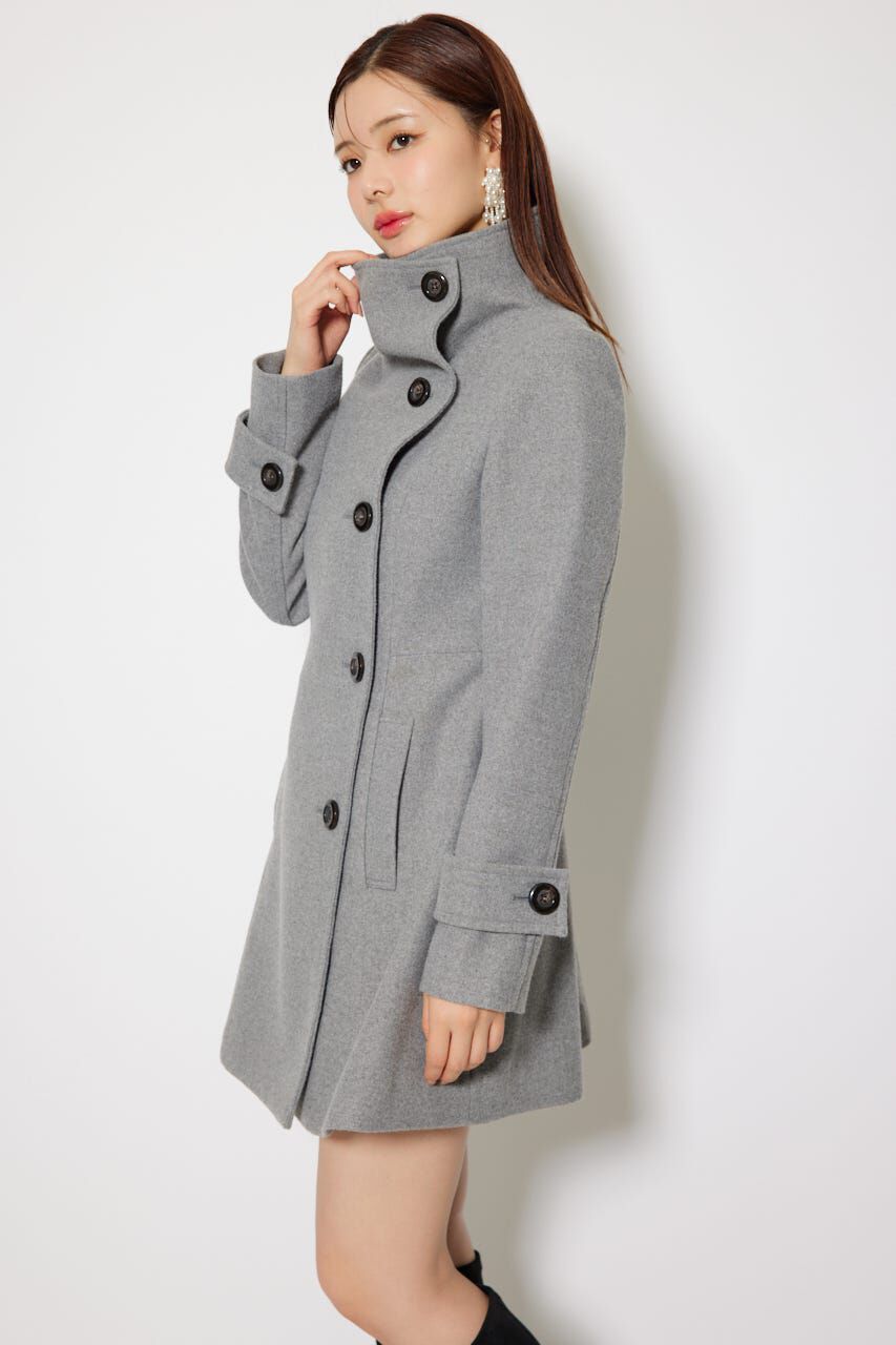 rienda「25オーバーネックシンデレララインミニコート」|その他|