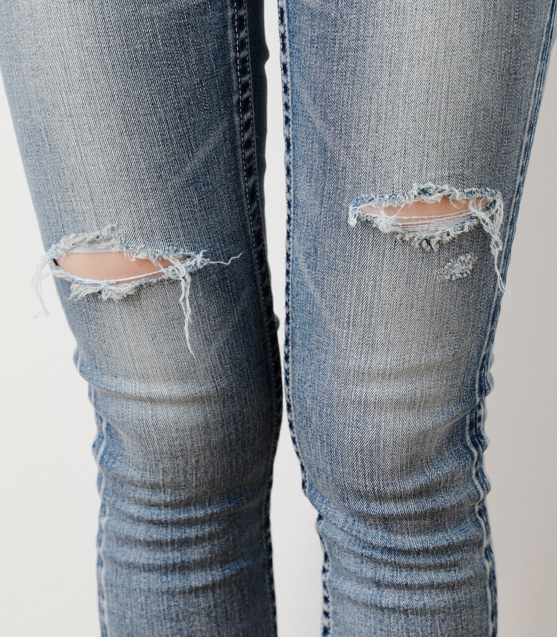 RODEO CROWNS「ADDICTIVE COOL クラッシュTYPE2スキニーL」|デニム|