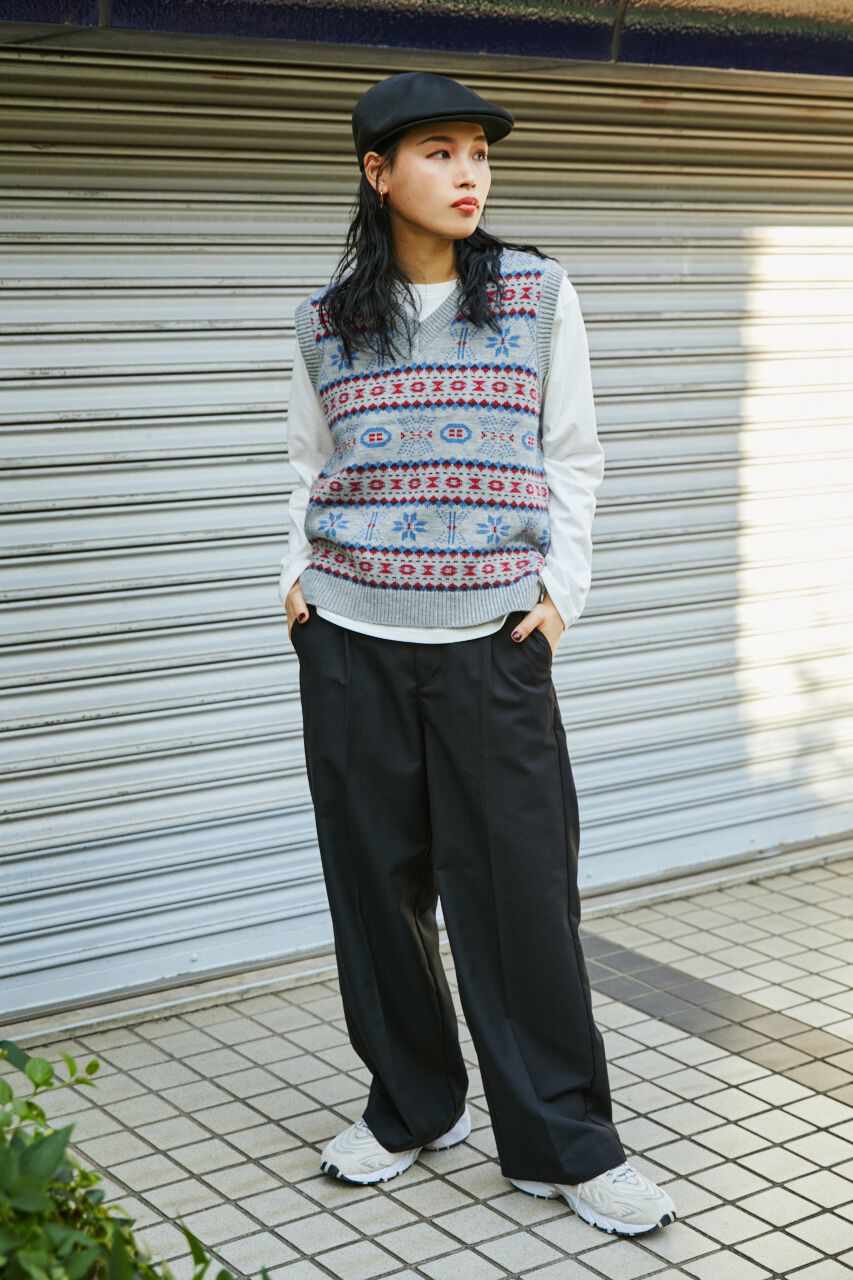 RODEO CROWNS「ノルディックニットベストセット_Y」|ダウンベスト・ベスト|