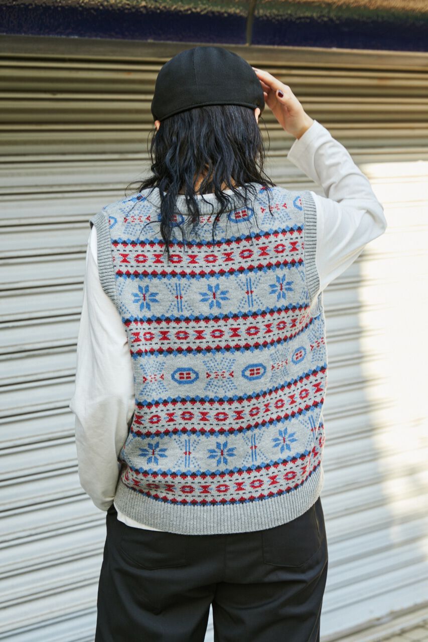 RODEO CROWNS「ノルディックニットベストセット_Y」|ダウンベスト・ベスト|