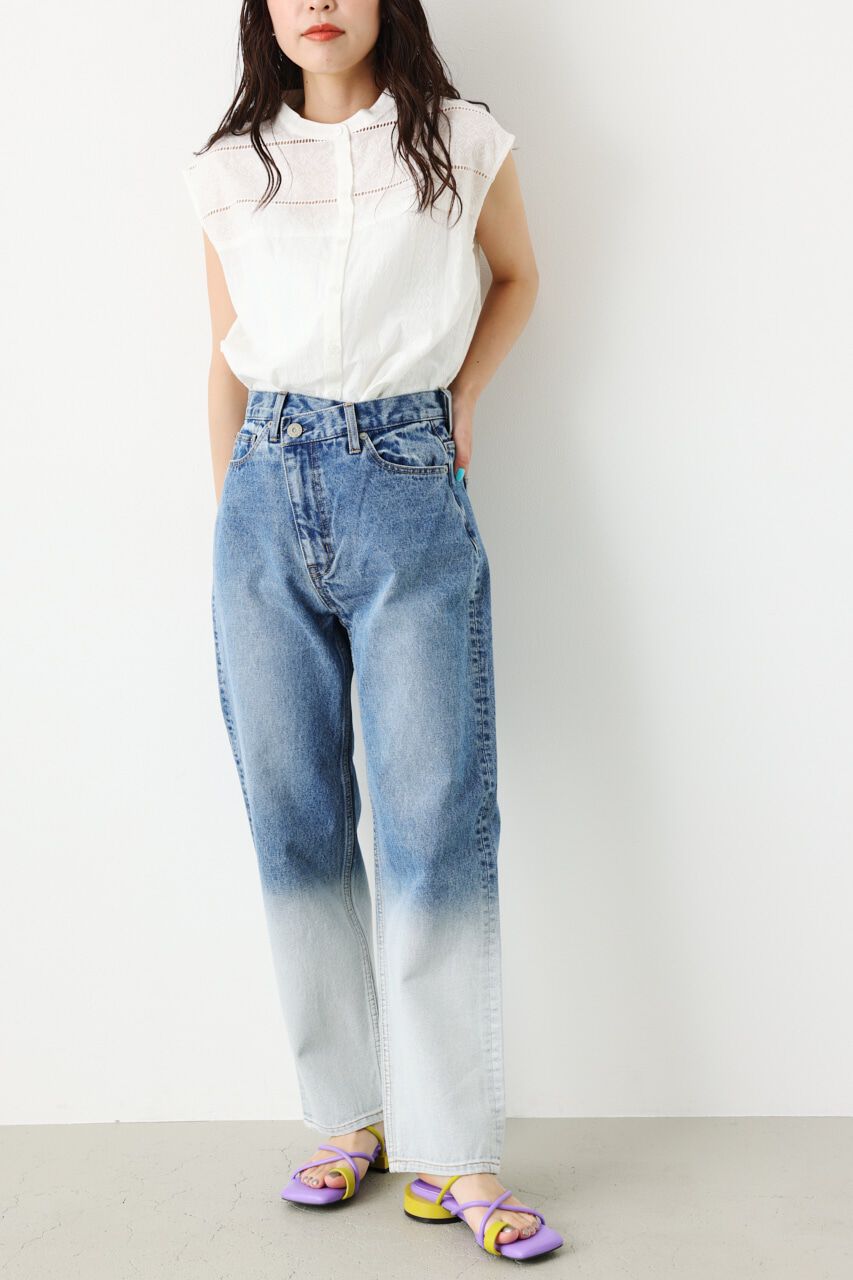 RODEO CROWNS「Gradation Color ストレートデニム」|デニム|L/BLU1