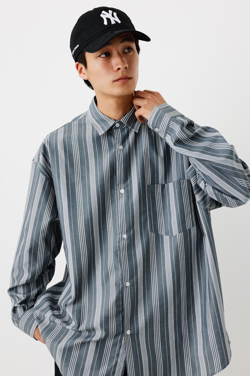 RODEO CROWNS「マルチストライプワイドシャツ」|シャツ・ブラウス|