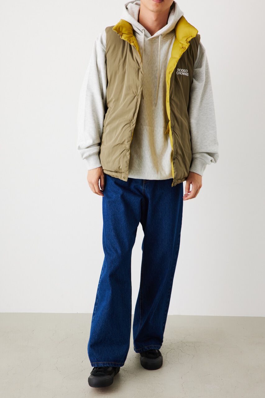 RODEO CROWNS「リバーシブル PUFF VEST」|ダウンベスト・ベスト|