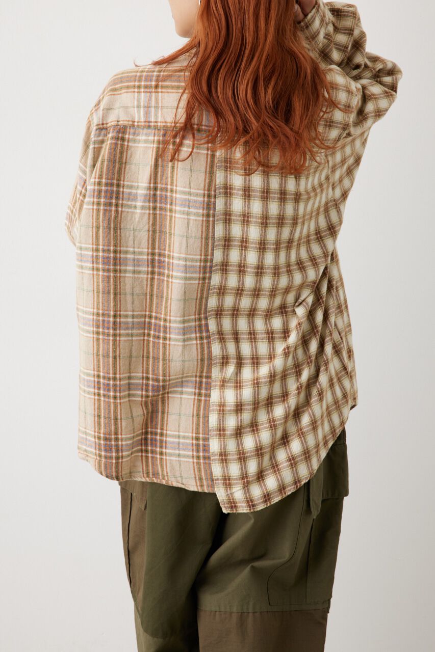 RODEO CROWNS「リメイクライクルーズチェックシャツ」|シャツ・ブラウス|