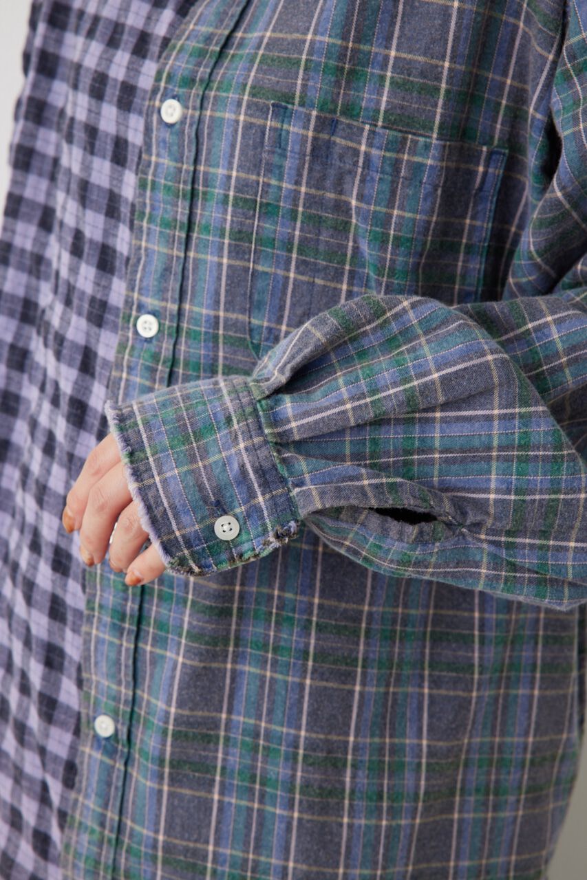 RODEO CROWNS「リメイクライクルーズチェックシャツ」|シャツ・ブラウス|