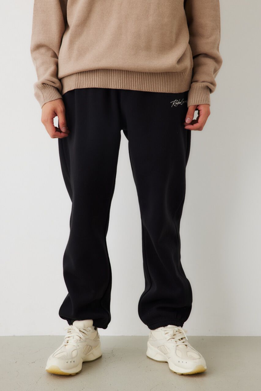 RODEO CROWNS「スクリプトサインロゴスウェットパンツ」|その他|BLK