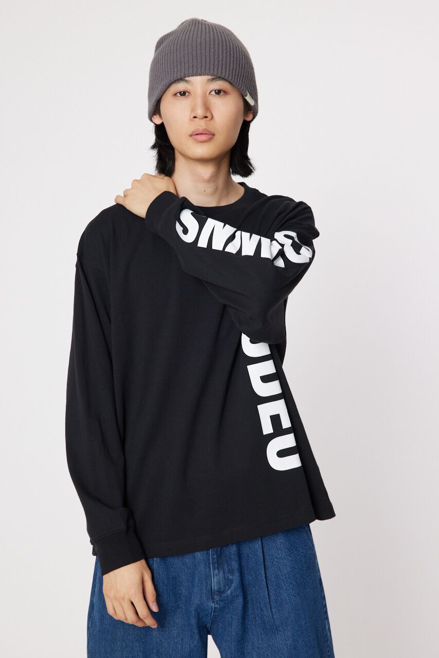 RODEO CROWNS「アームロゴロングスリーブTシャツ」|Tシャツ・カットソー|BLK