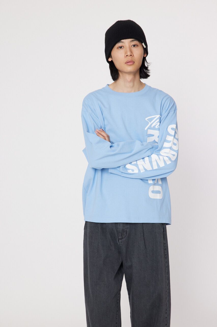 RODEO CROWNS「アームロゴロングスリーブTシャツ」|Tシャツ・カットソー|L/BLU1