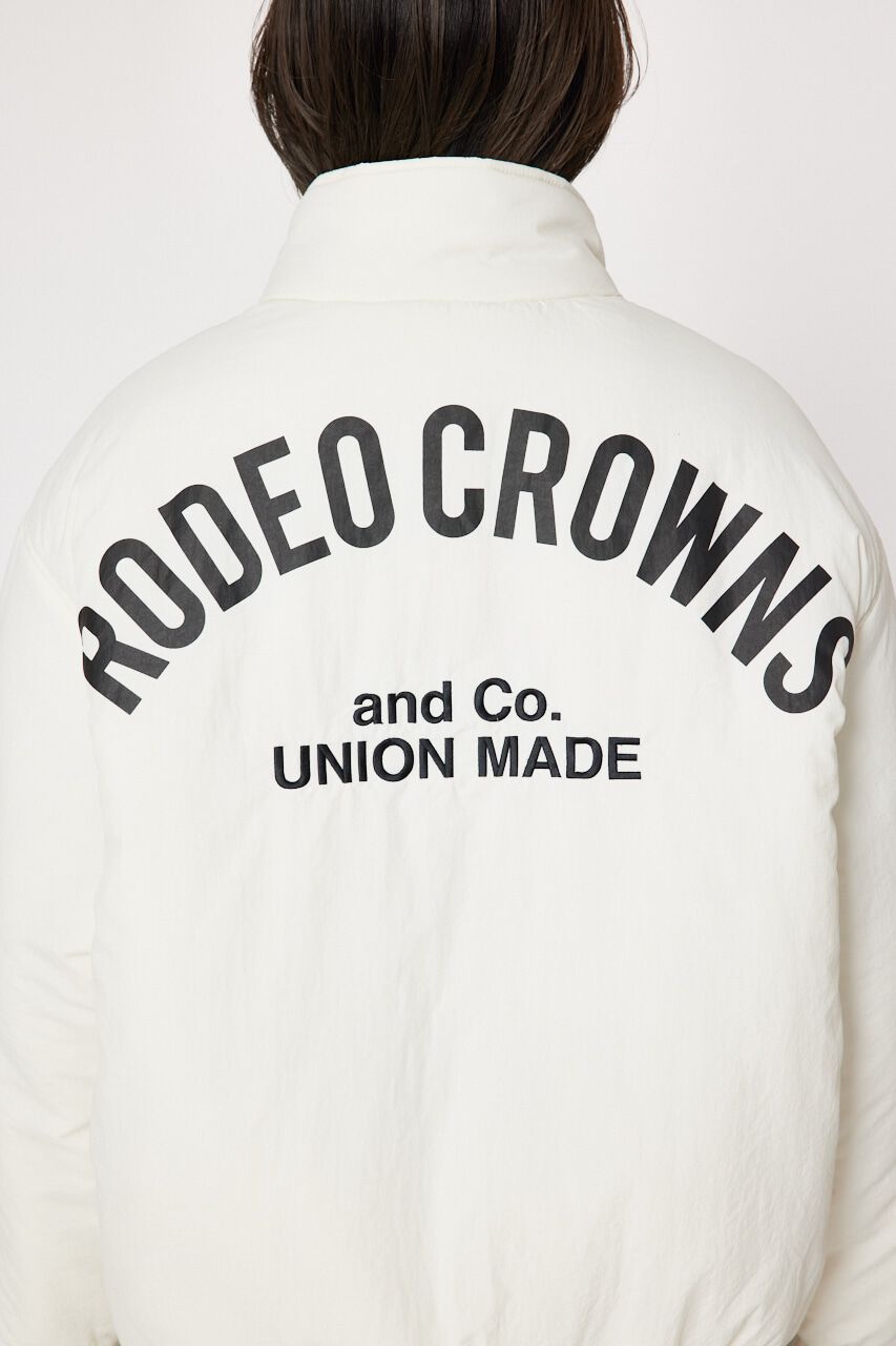 RODEO CROWNS「LOGOスタンドネックブルゾン」|ブルゾン・スタジャン|