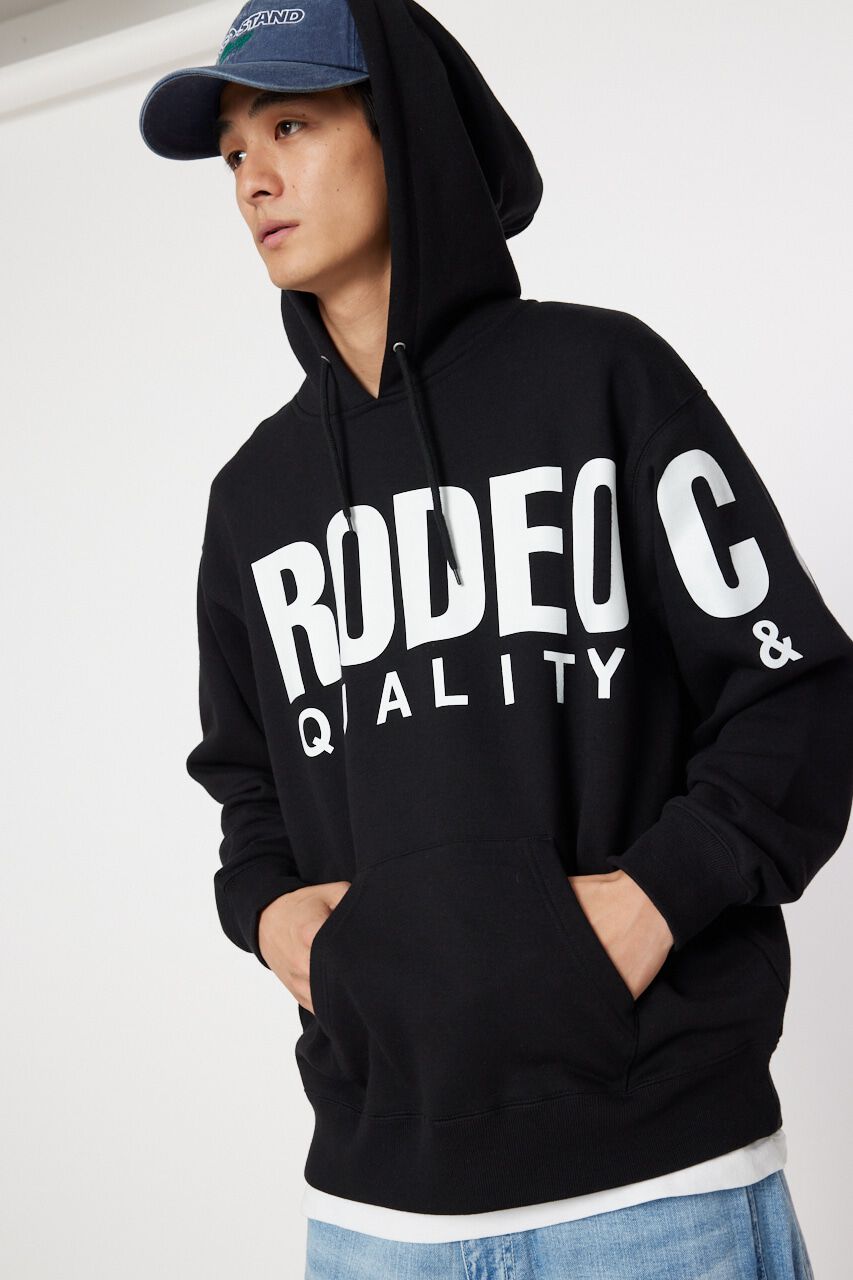 RODEO CROWNS「ブリッジロゴスウェットパーカー」|Tシャツ・カットソー|BLK