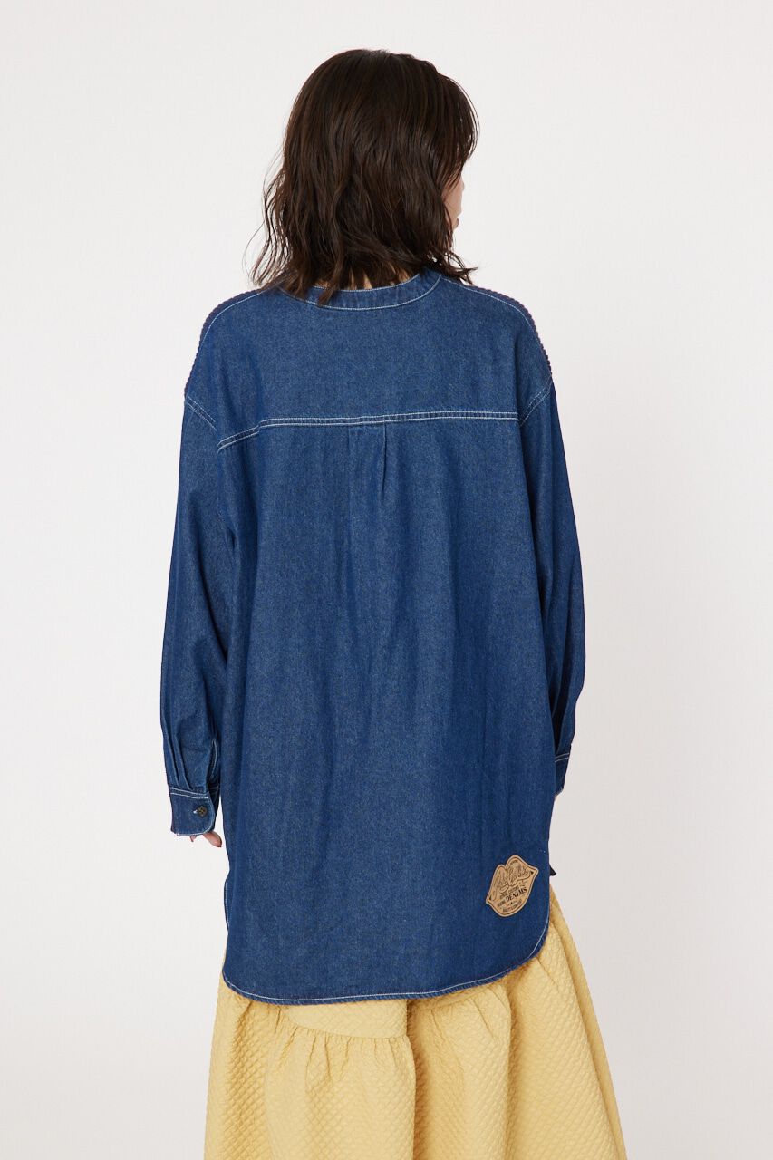 RODEO CROWNS「デニムドッキングニットワンピース」|ワンピース|