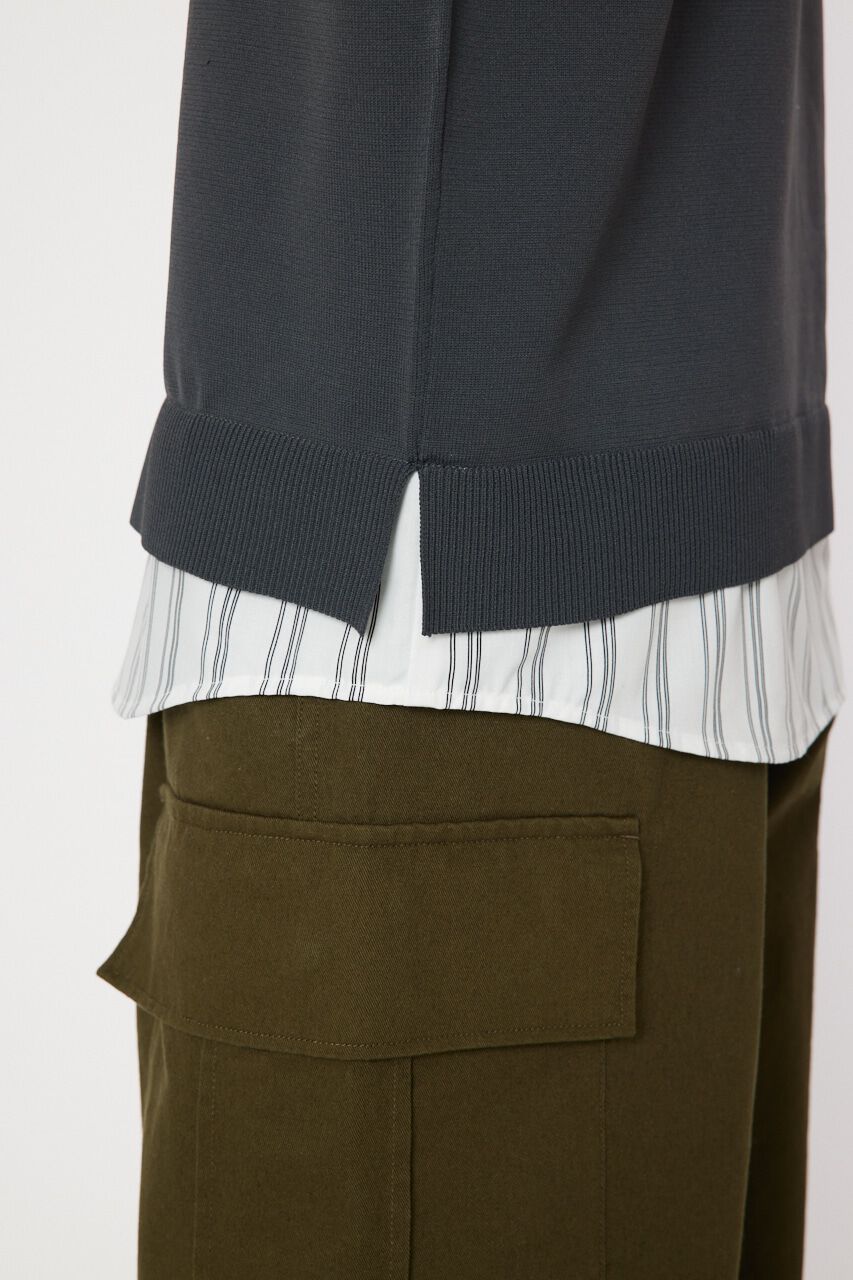 RODEO CROWNS「シャツコンビニット」|ニット・セーター|