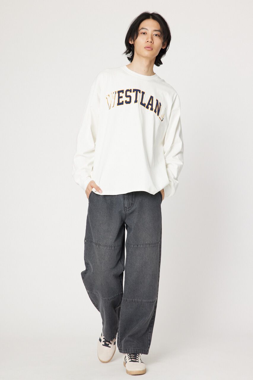 RODEO CROWNS「WORK DOUBLE KNEE パンツ」|デニム|