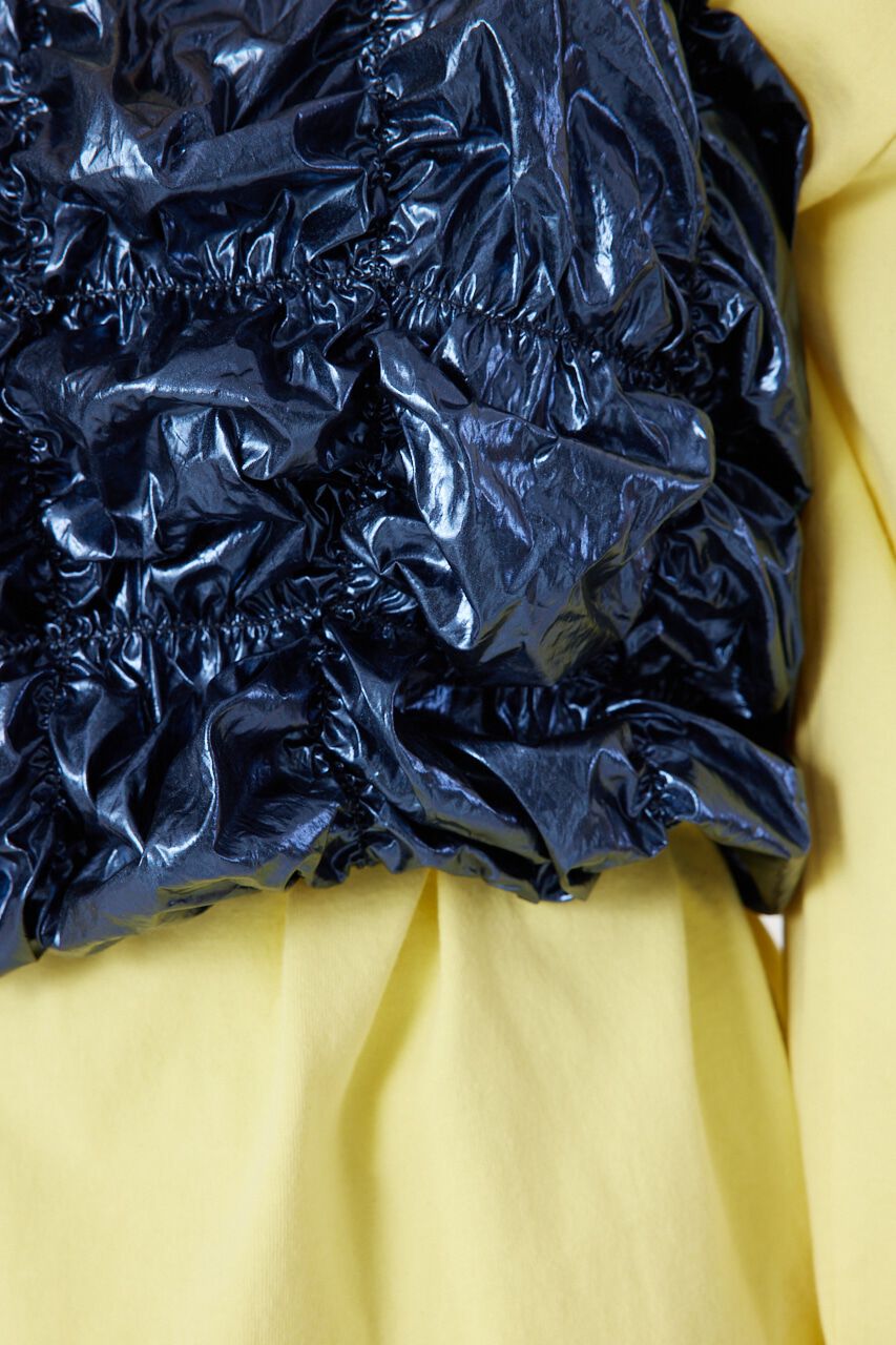 RODEO CROWNS「メタリックギャザーキャミソール」|キャミソール|