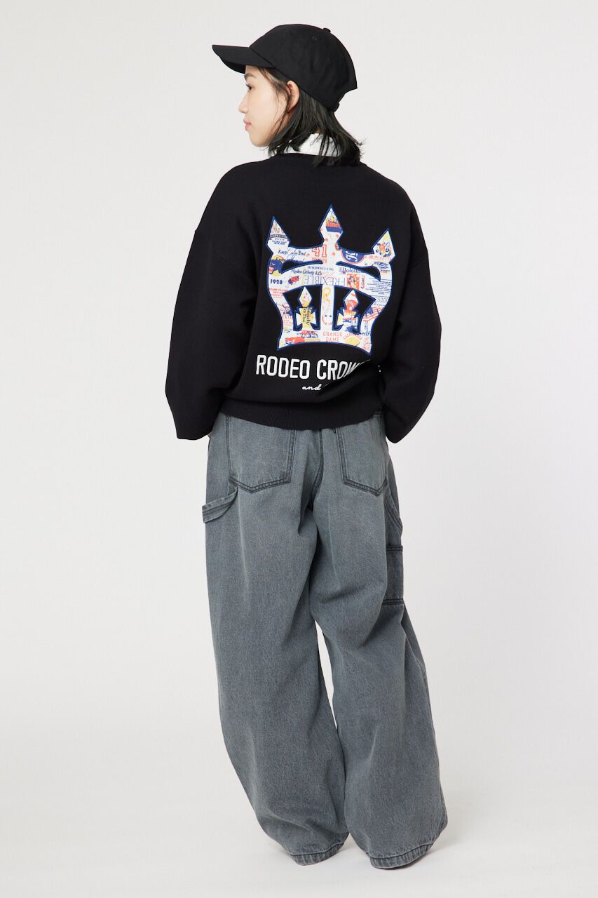 RODEO CROWNS「CROWN OG パッチニットトップス」|ニット・セーター|