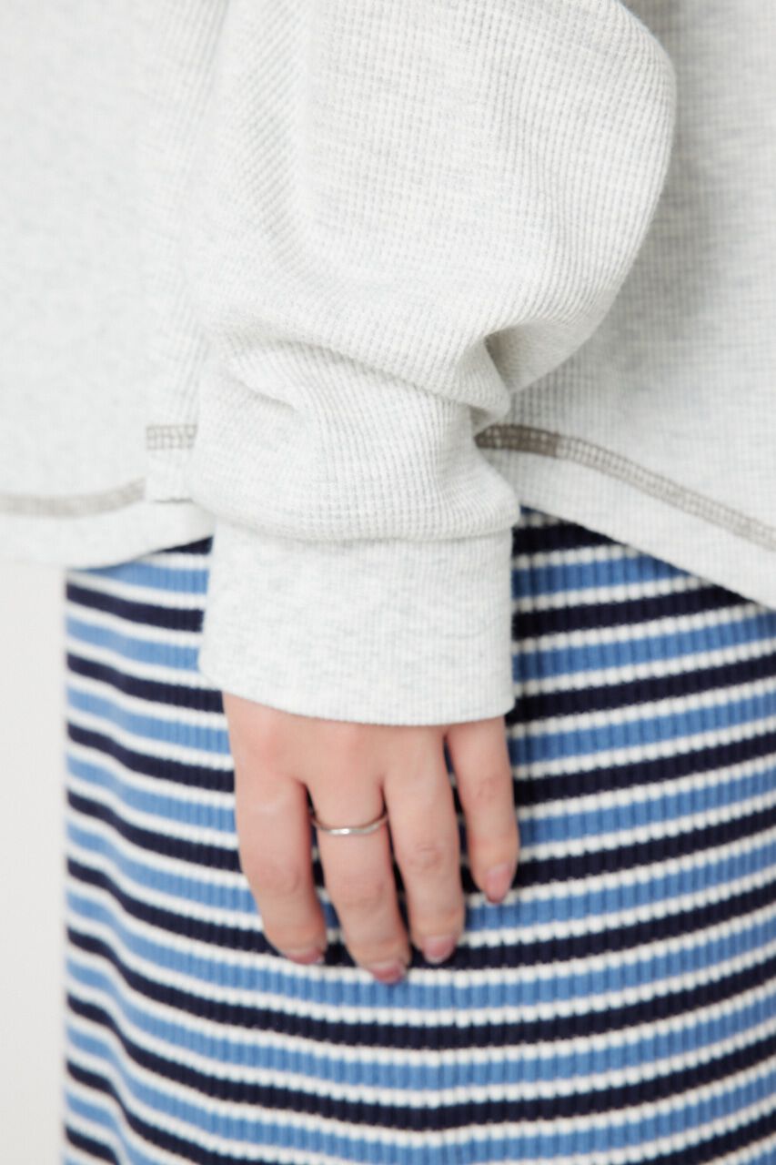 RODEO CROWNS「ワッフルラグランルーズトップス」|Tシャツ・カットソー|