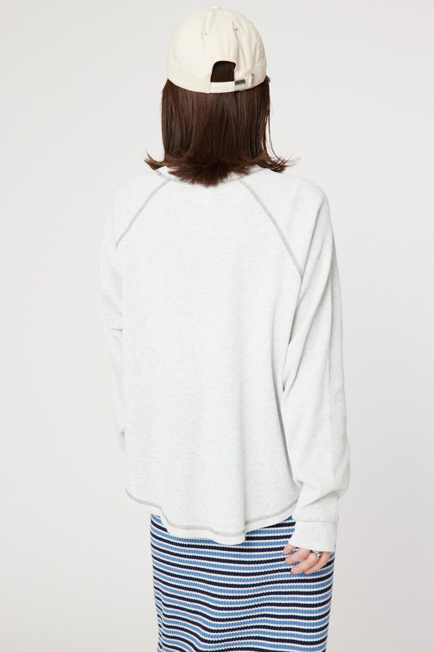 RODEO CROWNS「ワッフルラグランルーズトップス」|Tシャツ・カットソー|