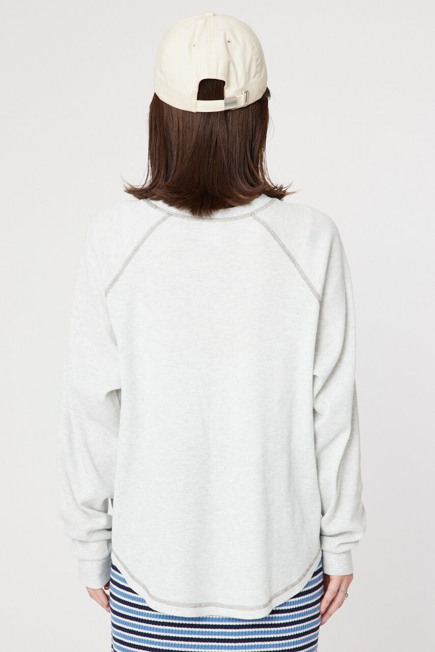 RODEO CROWNS「ワッフルラグランルーズトップス」|Tシャツ・カットソー|