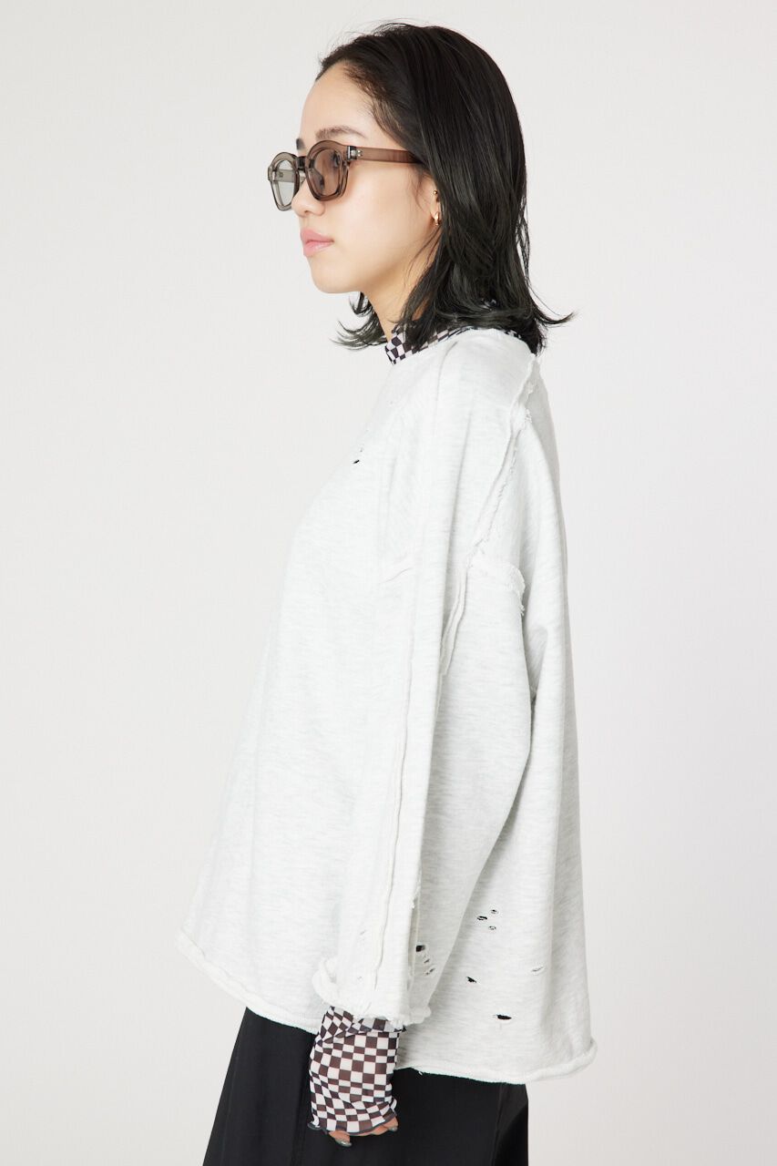 RODEO CROWNS「ウォッシュダメージスウェット」|Tシャツ・カットソー|