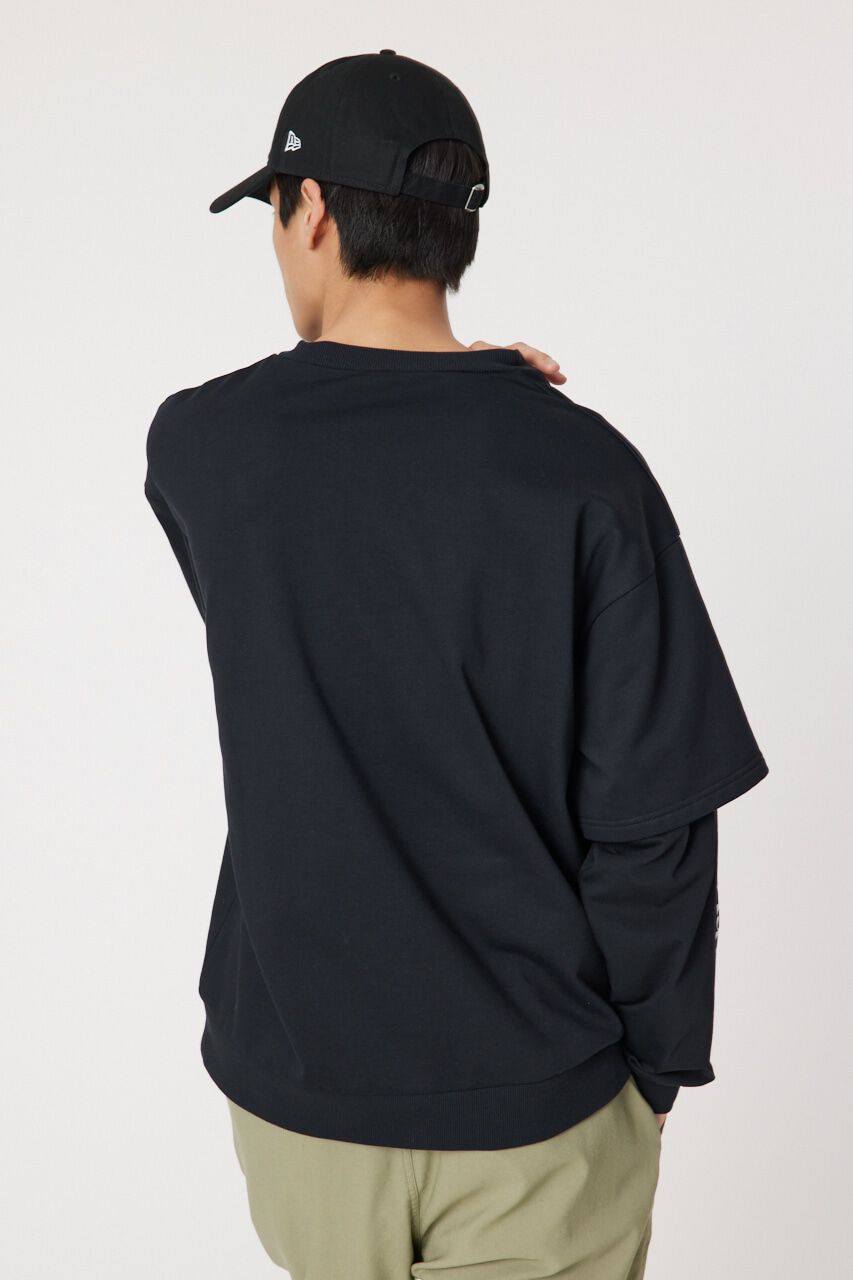 RODEO CROWNS「ミニ裏毛Sometimesレイヤードライクトップス」|Tシャツ・カットソー|