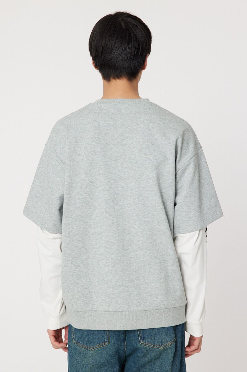 RODEO CROWNS「ミニ裏毛Sometimesレイヤードライクトップス」|Tシャツ・カットソー|