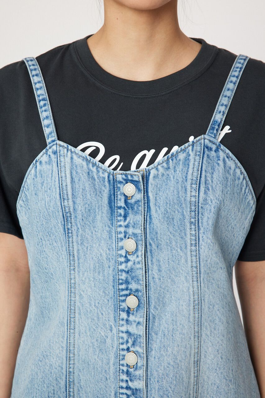 RODEO CROWNS「デニムキャミソール」|キャミソール|