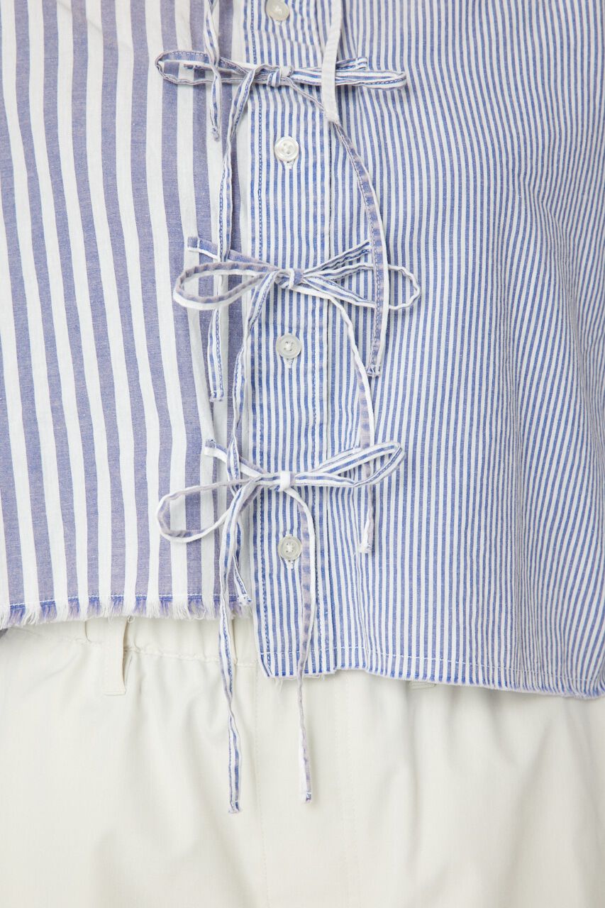 RODEO CROWNS「リボンクロップドシャツ」|シャツ・ブラウス|