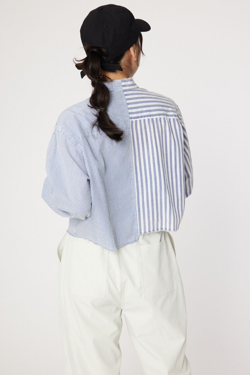 RODEO CROWNS「リボンクロップドシャツ」|シャツ・ブラウス|