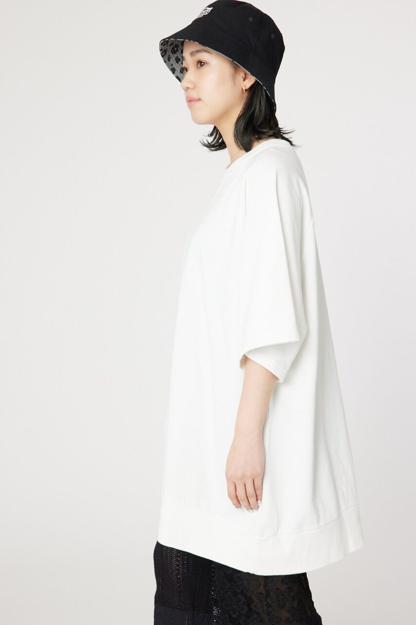 RODEO CROWNS「ミニ裏毛ピグメントビッグスウェットチュニック」|ワンピース|