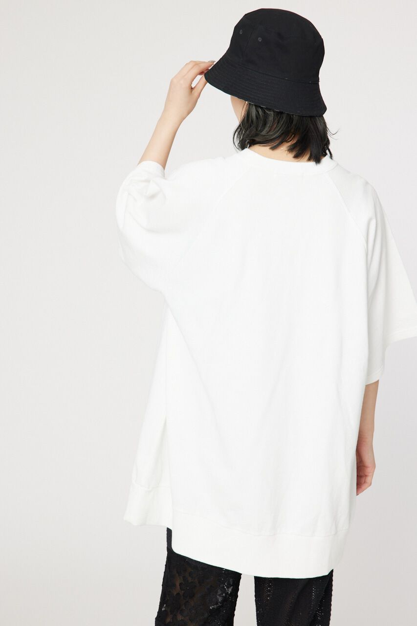 RODEO CROWNS「ミニ裏毛ピグメントビッグスウェットチュニック」|ワンピース|