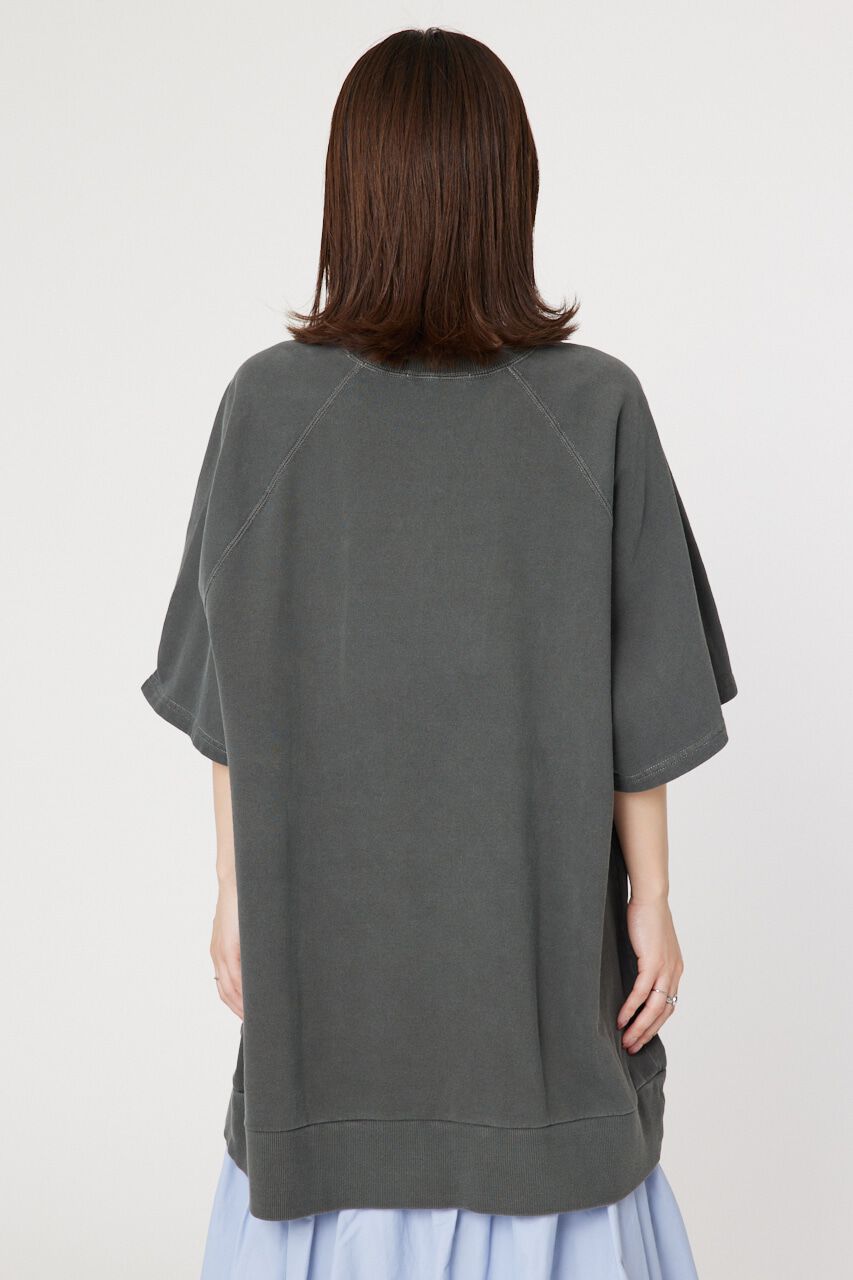 RODEO CROWNS「ミニ裏毛ピグメントビッグスウェットチュニック」|ワンピース|