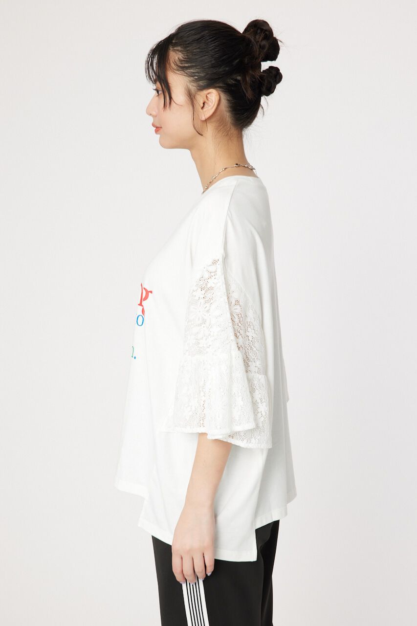 RODEO CROWNS「ドッキングレースラッフルTシャツ」|Tシャツ・カットソー|