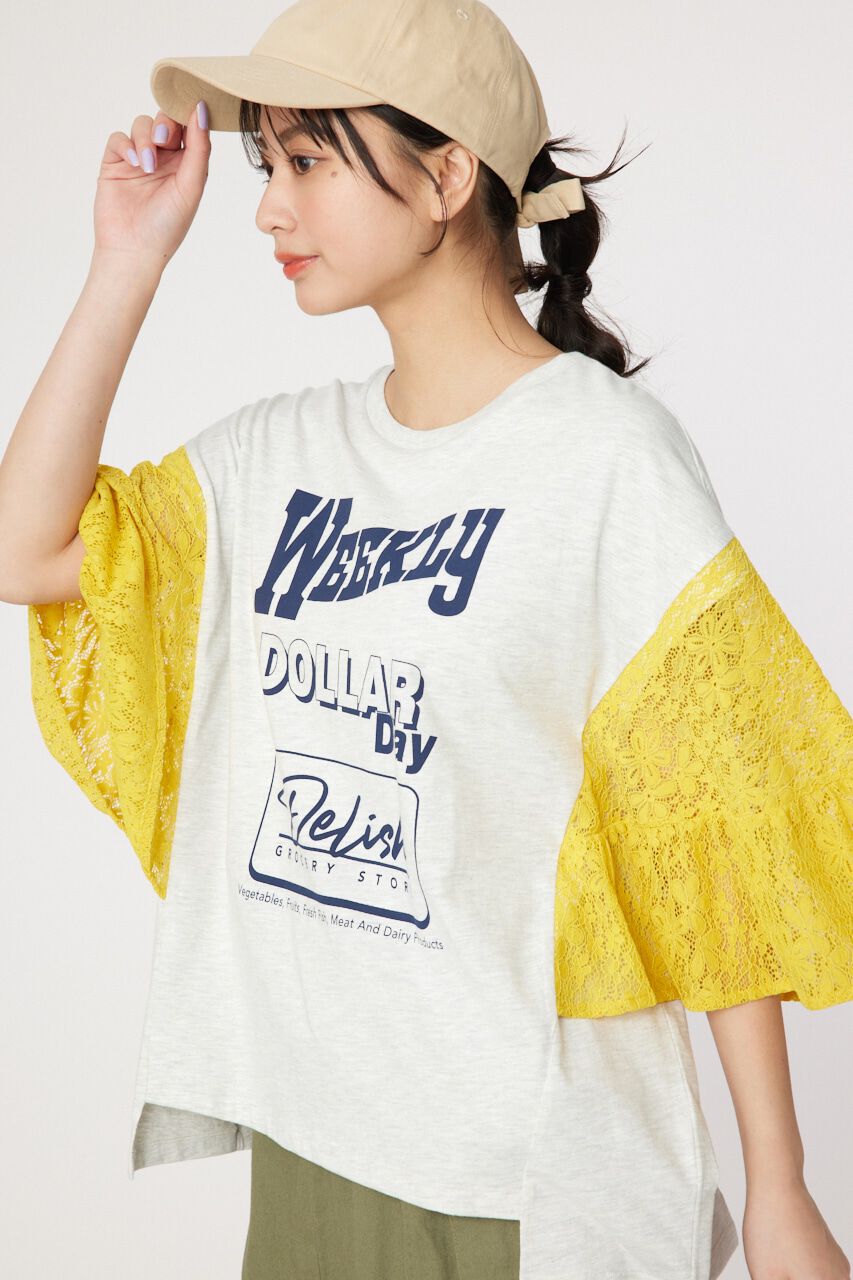 RODEO CROWNS「ドッキングレースラッフルTシャツ」|Tシャツ・カットソー|