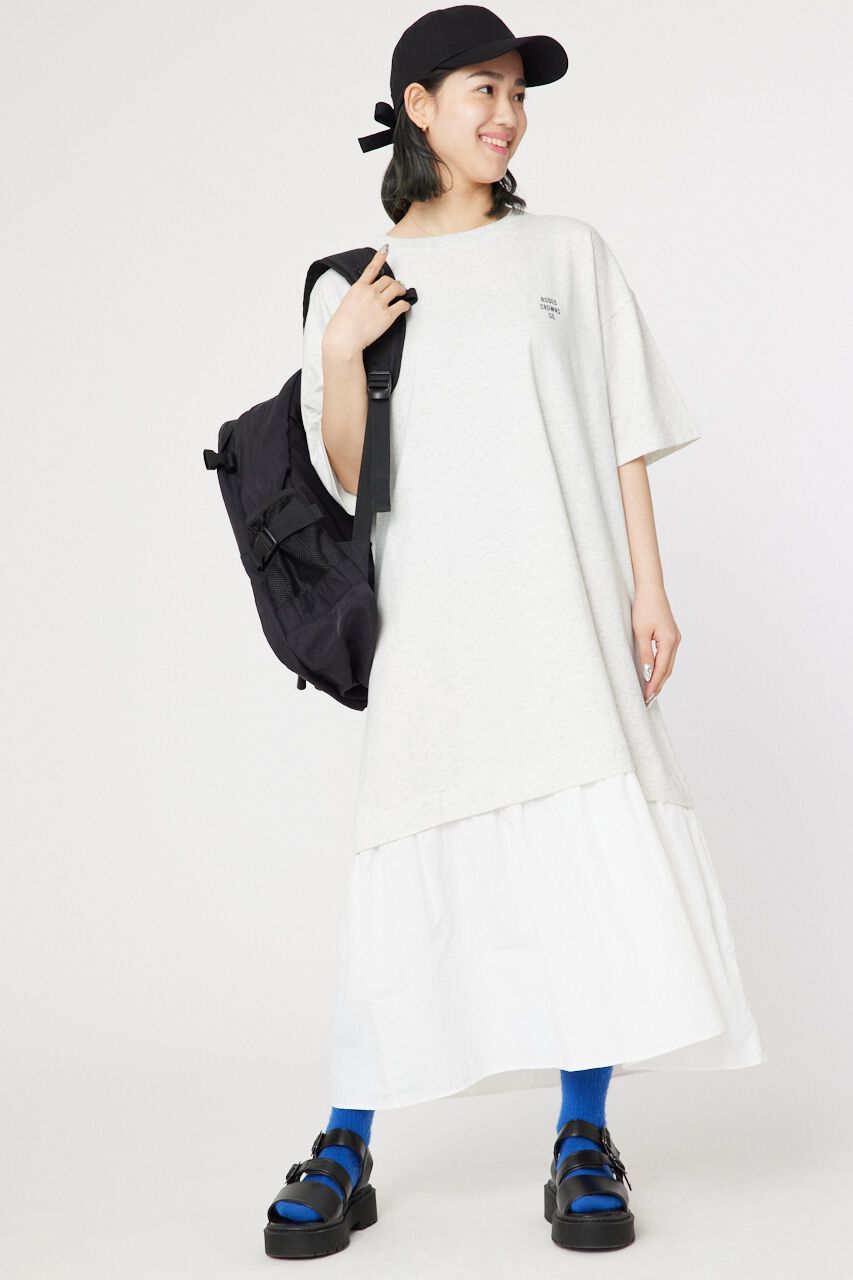 RODEO CROWNS「BACK LOGO ドッキングワンピース」|ワンピース|